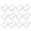12 Pcs Clamp Rack Garage Peg Pegboard Shelf Miss Silver 3