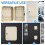 White Iron Key Lock Box Wall Mount Lock for Home Use 10