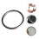 wing stainless steel ring for hand strength training silver 8