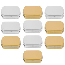 10 Stuks Rechthoekige Snoepdoos Blikken Voorwerp Organizer