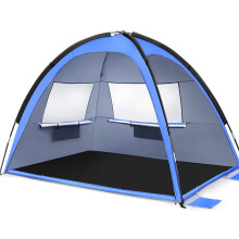 Raindrops Vacation Beach Shelter Portable Sun Shelter Blue 1 Set