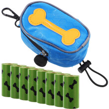 Dog Waste Bag Dispenser Trash Bag Set Assorted Color 1 Set