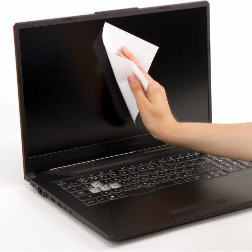 300Pcs Reusable White Lint-Free Screen Cleaner Wipes for Electronics 2