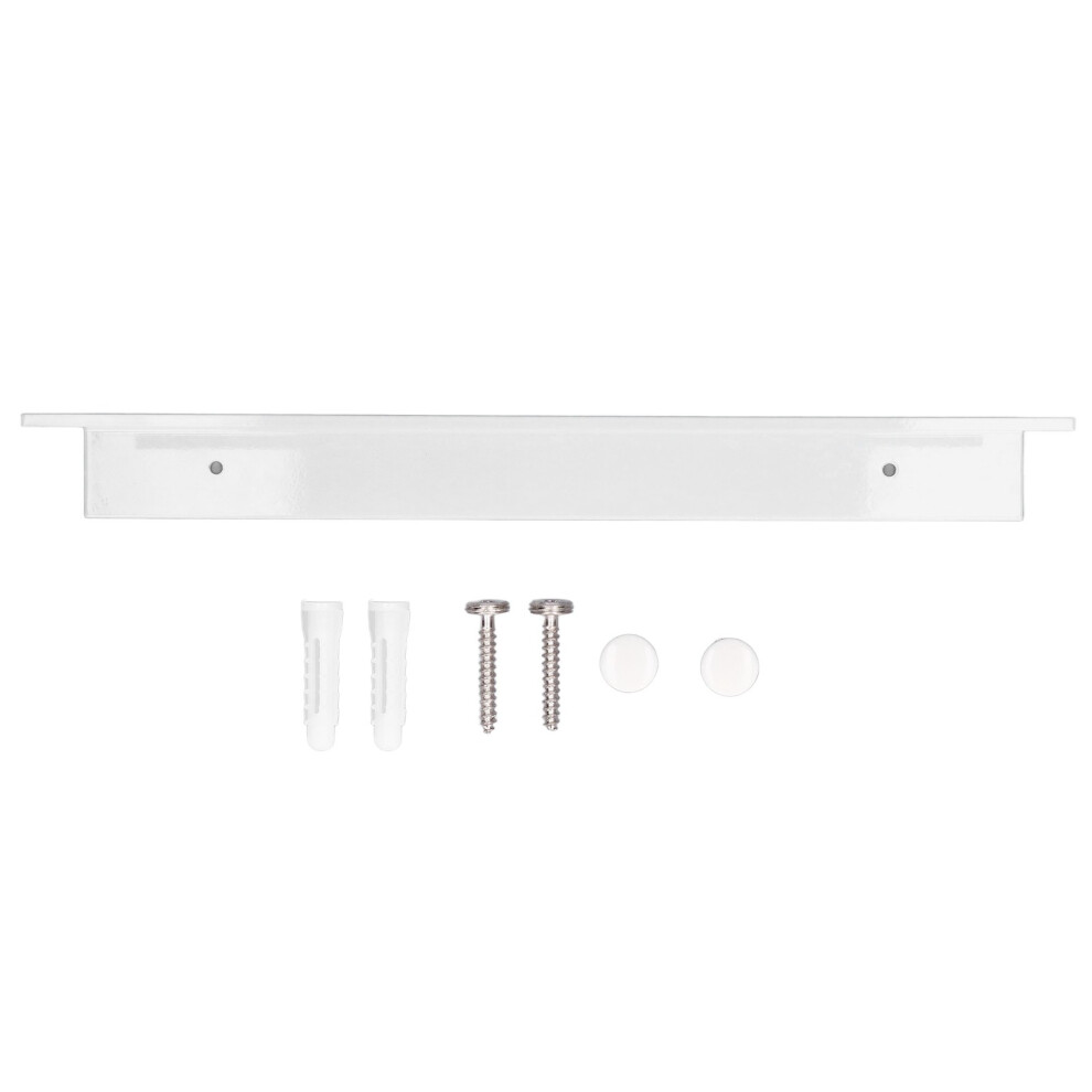 Floating Shelves Matt Black, Concealed Finger Edge Pull Handles, Durable And Rust-Resistant Aluminum Alloy Construction, Space-Saving Storage Solution 9135470271405
