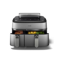 Philips Airfryer NA555/00 Serie 5000 dubbele mand 9L zonder olie frituurpan