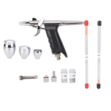 Compressore per aerografo ricaricabile, kit aerografo ad alta pressione, adatto per opere d'arte, nail art, body art, pittura e decorazione di torte.