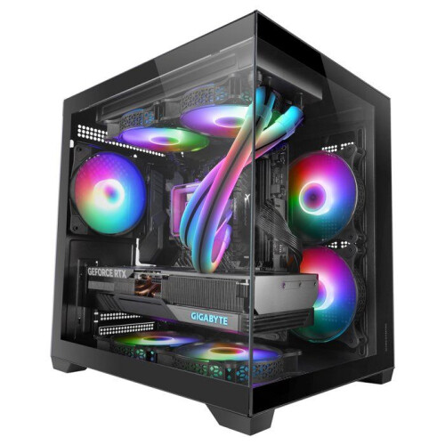 Mars Gaming MC-VIEW2 Mini Tower Black