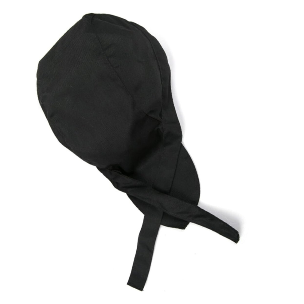 Black Kitchen Chef Hat Unisex Solid Color Cooking Cap For Waiters And Restaurant Staff Breathable Workwear 9105992734092