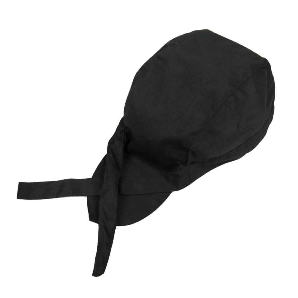 Chef Hat Black Unisex Waiter Cap Comfortable Kitchen Workwear Breathable For Catering And Restaurant Staff 9105992734139