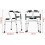 Walking Frame Folding Elderly Walker, Lightweight Aluminium Rollator, Lower Limb Training Support, Auxiliary Aid 4