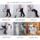 Walking Frame Folding Elderly Walker, Lightweight Aluminium Rollator, Lower Limb Training Support, Auxiliary Aid 5