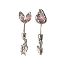 Adorable Animal Shaped Earrings Crystals Embellished Comfort