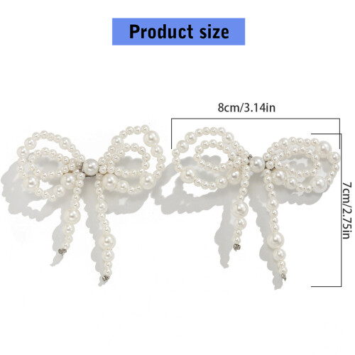 Plastic Bows Hem Chain Pants Accessory Pearls Detailing Design 2