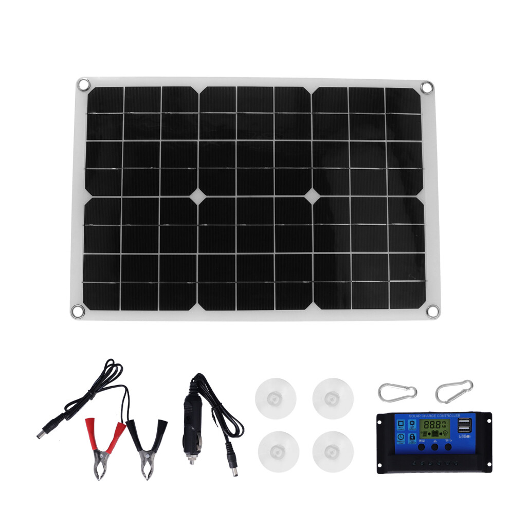 12V 250W Solar Panel Kit With Strong Applicability And Good Waterproof Performance For Emergency Lighting And Marine Applications 9198585857421