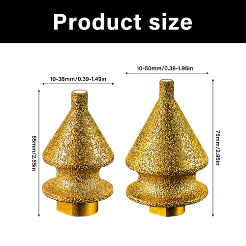 Hole Enlarger Chamfer Bit For Tile Marble With M10 Thread Shaft 2