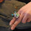 Interactive Fishing Reel Jewelry with Movable Line Guide Smooth 4