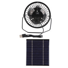 Solar Panel Powered Usb Fan For Portable Mini Ventilator Applications, Durable Polycrystalline Silicon With Easy Operation, Offers Widespread Use In O