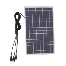 Células solares de alta eficiência, soluções solares isoladas da rede, saída multicanal para carregamento lento de dispositivos eletrônicos de