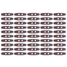 Boutons en bois pour loisirs créatifs, accessoire de couture et scrapbooking au design unique, en bois de haute qualité, lisse et résistant, lot