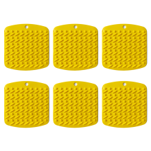 Küchen-Silikonmatte aus lebensmittelechtem Material, multifunktionaler, hitzebeständiger Untersetzer für sicheres Kochen und Essen, rutschfest und