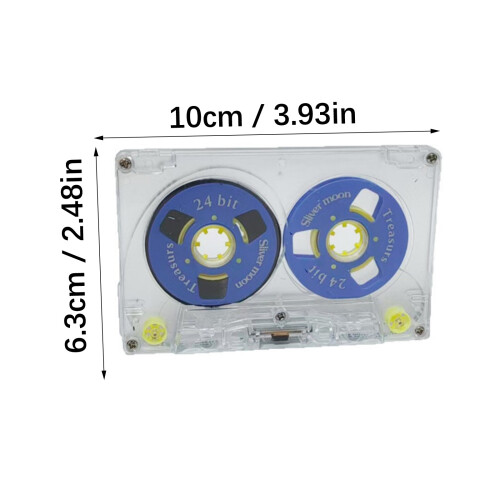 54 Minutes Blank Sound Cassette Tape Plastic Shell Reusable 2