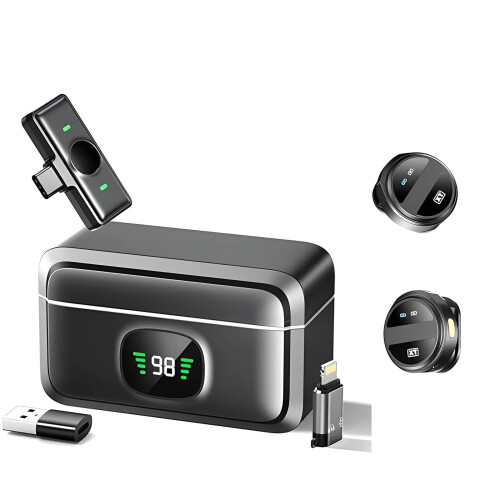 Attractive Attach Pickup Pair 9H Receiver Rechargeable Case For