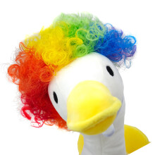 Creative Geese Headgear Pet Wigs Hair Hairpiece for Pet-color