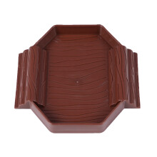 Compacts Reptiles Habitat Feeding Water Bowl Mini-Brown red