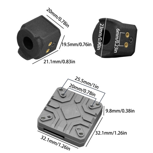 Aluminium-Videoübertragungs-Wärmeableitungs-Drohnen-Linsenabdecku 2