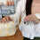 Elegante Hand-Make-up-Tasche mit Perlenquasten, geräumiger, 7