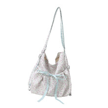 Floral Patterned Crossbody Backpack School Bag With Storage