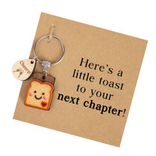 Cartoon sleutelhanger beste vriend, collega geschenken, leraar,