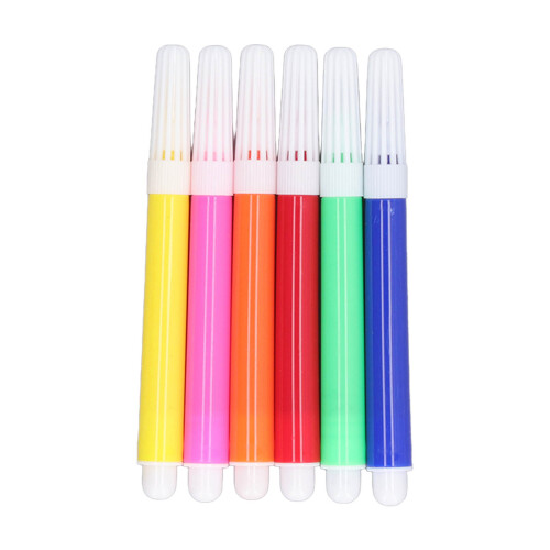 6-teiliges Acrylfarben-Marker-Stift-Set auf