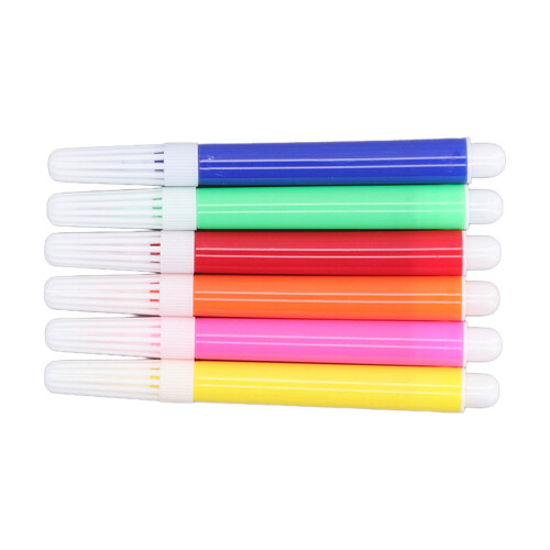 6-teiliges Acrylfarben-Marker-Stift-Set auf 1
