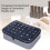 Transparent Top Nail Lacquer Organizer Bag Adjustable Foam 2