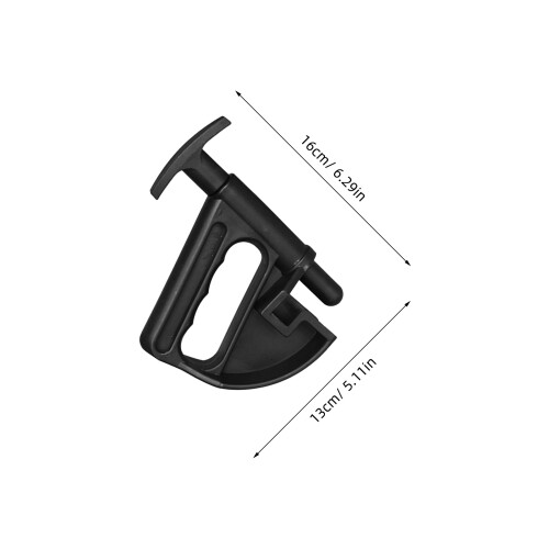 Black Tire Changer Drop Center Clamp Premium Durable Car Tool 2