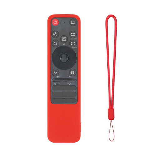 Protection à distance en Silicone, conception Anti-chute,-rouge