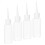 4pcs 50ml plastic squeeze bottles for liquid glue, white 8