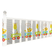 Rete di sicurezza per scale, balconi e aree gioco per bambini, resistente e impermeabile, in poliestere, con contenitore portatile per prodotti per