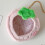 Clear Figure Display Bag with Keychain Doll Storage Bag-blue 6