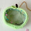 Clear Figure Display Bag with Keychain Doll Storage Bag-blue 5