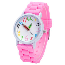 Kids 3D Cute Silicone Wristwatch For Girls And Boys One Size Red