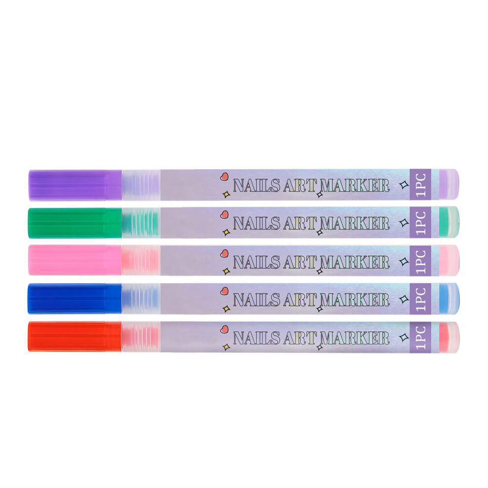 1Box Professional Nail Drawing Tool Bright Color Nail Point