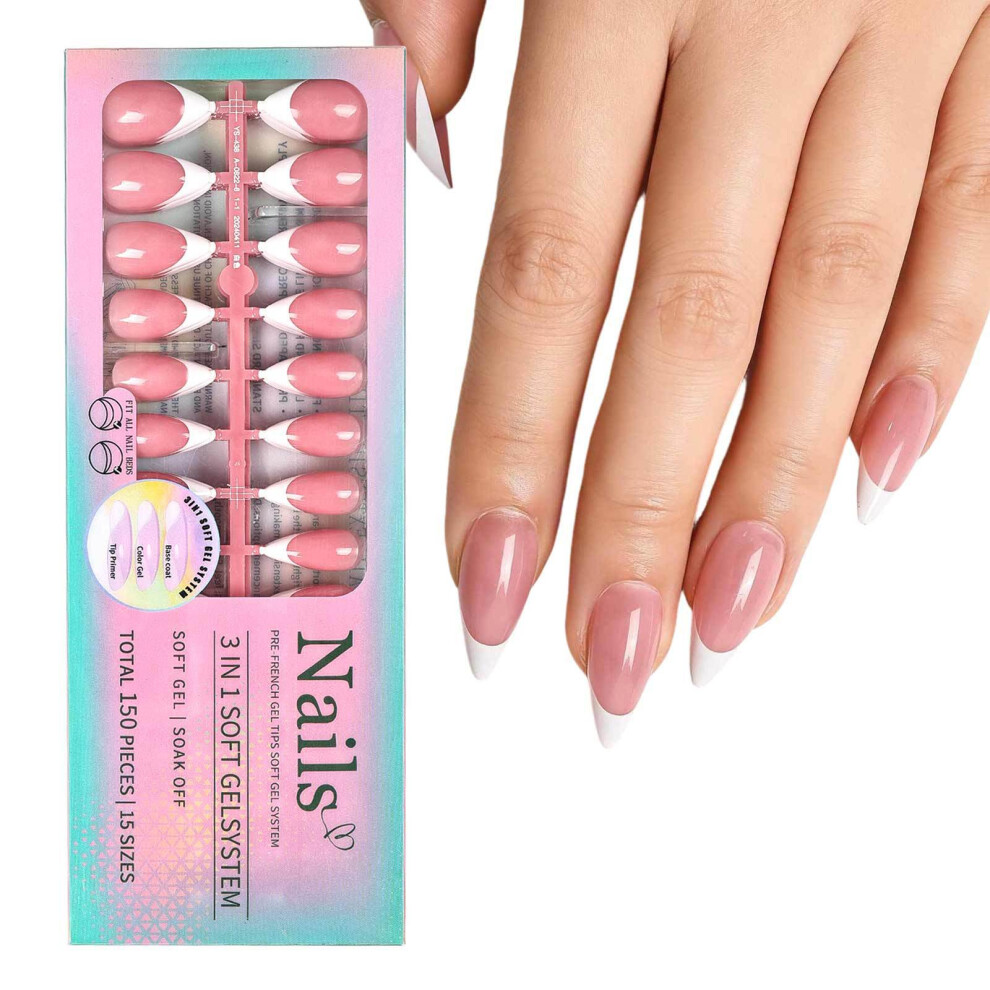1Set Safe ABS False Nail Solid Color Design Highly Shine-YS09