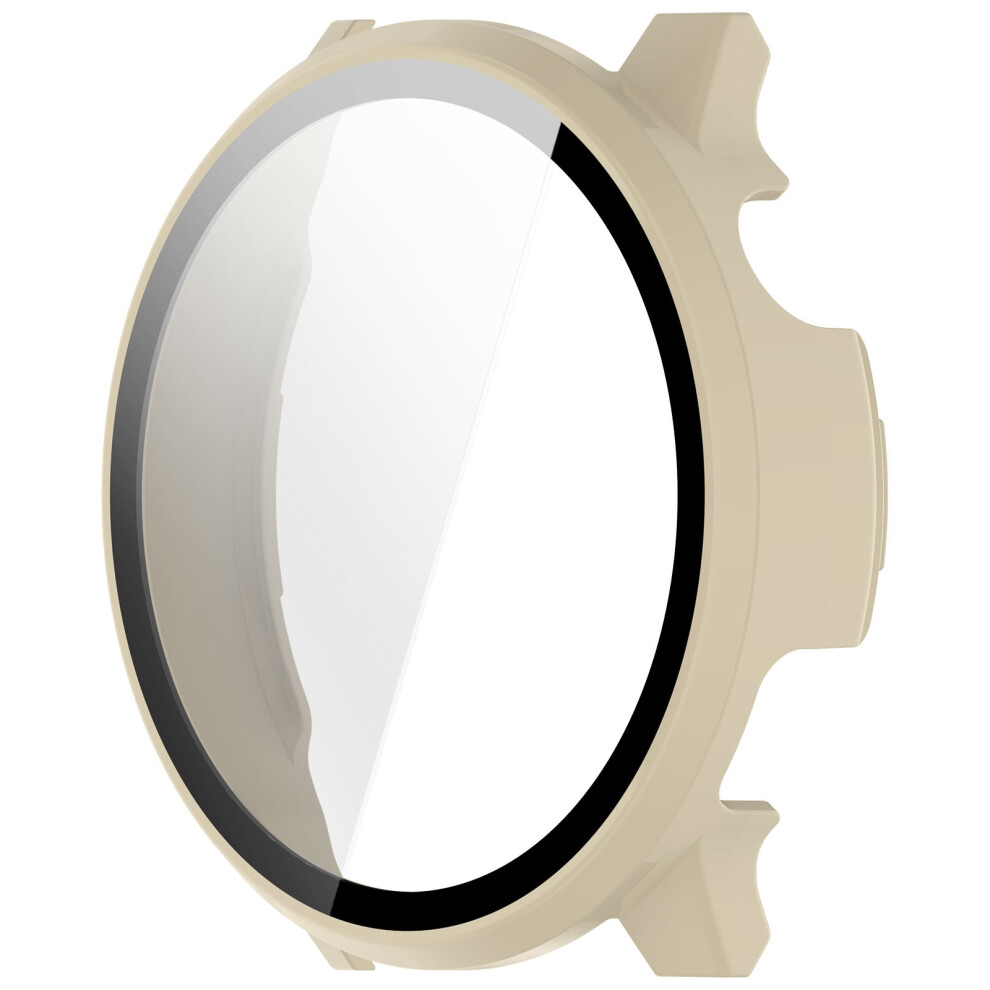 Screen Protector Watch Case Shell With Tempered Glass- White 7709000183326