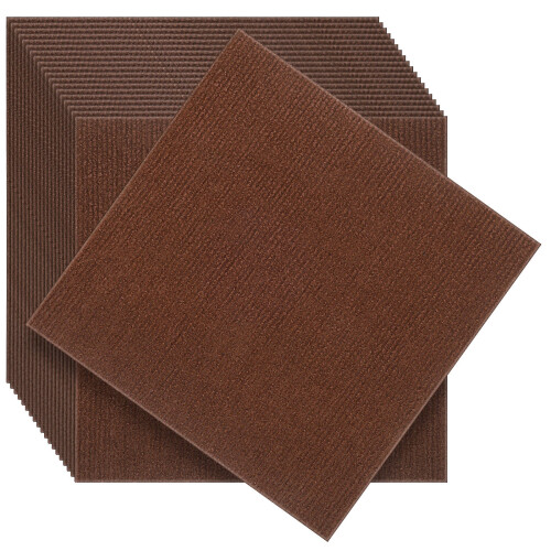 100Stk Selbstklebende Teppichfliesen Polyester Für