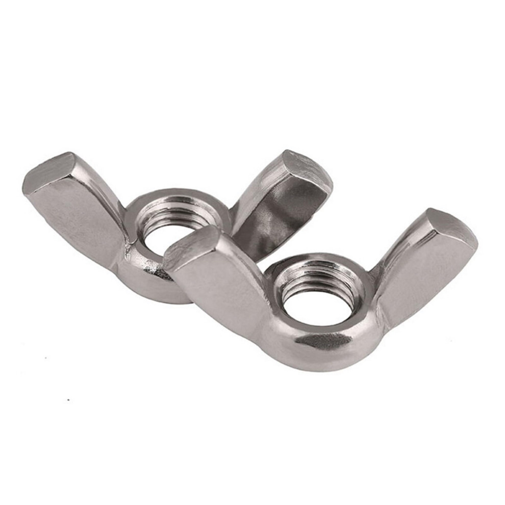 Nut And Bolt 10Piece Set M3, M4, M5, M6, M8, M10, M12, 304 Stainless Steel, Hand Tighten 9339159613894