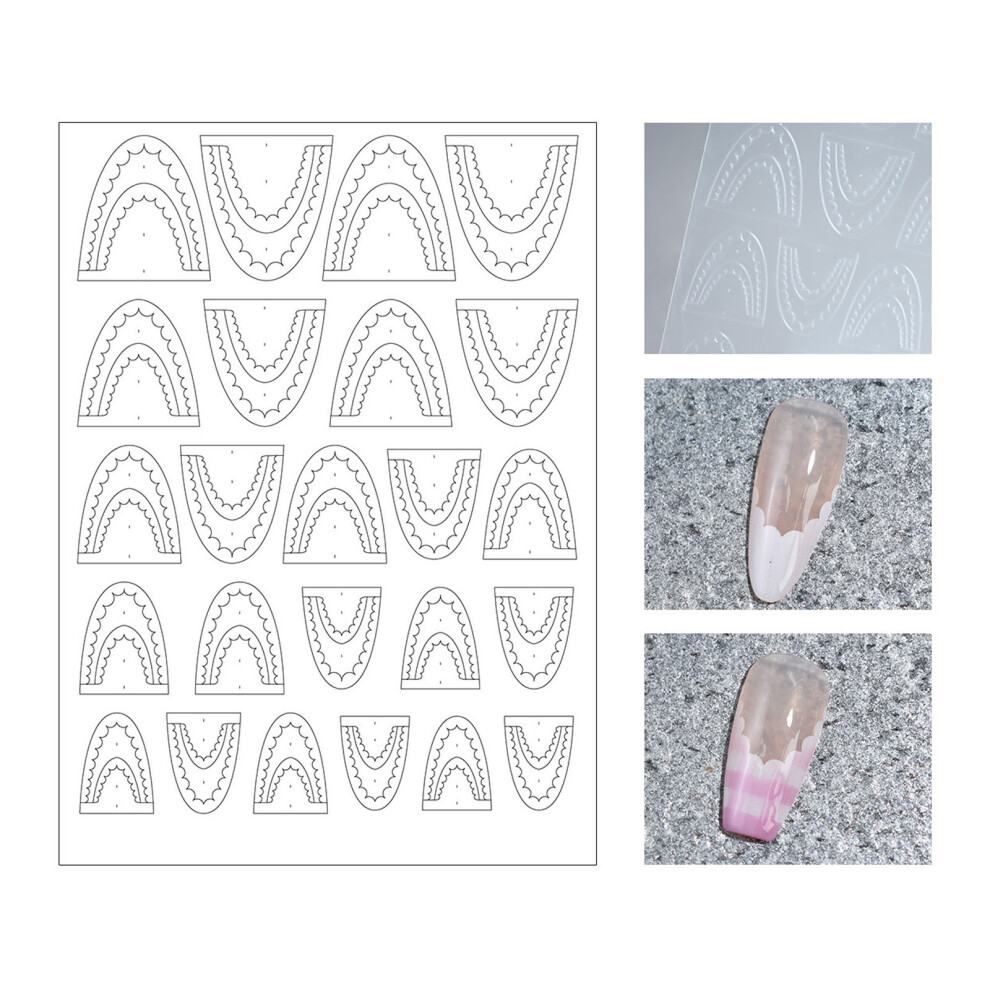 Personalizing Nail Art Stickers Nail Stencils Decals For-H027