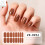 1Set Nail Stickers Quick Apply Waterproof Solid Color-ZE0957 7