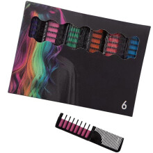 Safe Plant Base Hair Color Set Vibrant-6 color double heads